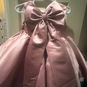 TODDLER ELEGANT PRINCESS DRESS WITH BOWS